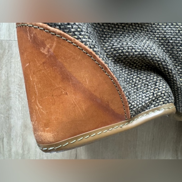 Vintage Hartmann Luggage Tweed Shoulder Bag with Leather Trim | Travel Messenger - Picture 9 of 15
